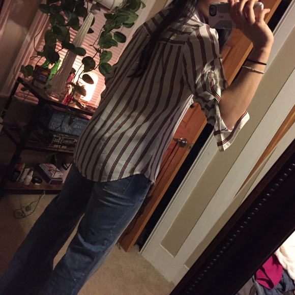 Express striped button down - Picture 3 of 5